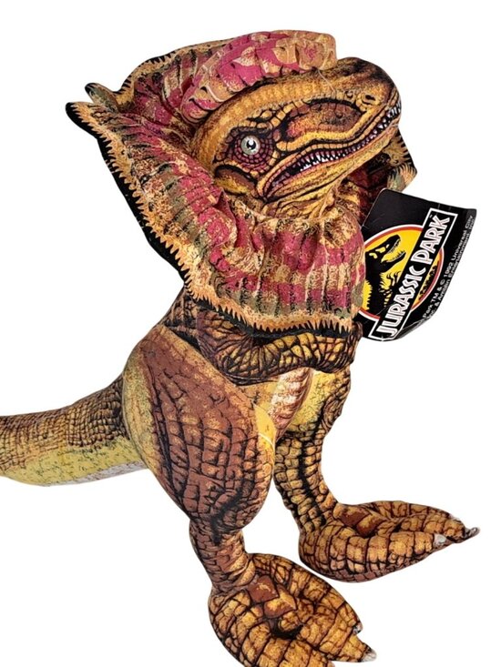 Ace Novelty Co. Inc. Other - Jurassic Park 1992 Dilophosaurus Plush Toy 12" Collectible Dinosaur Universal